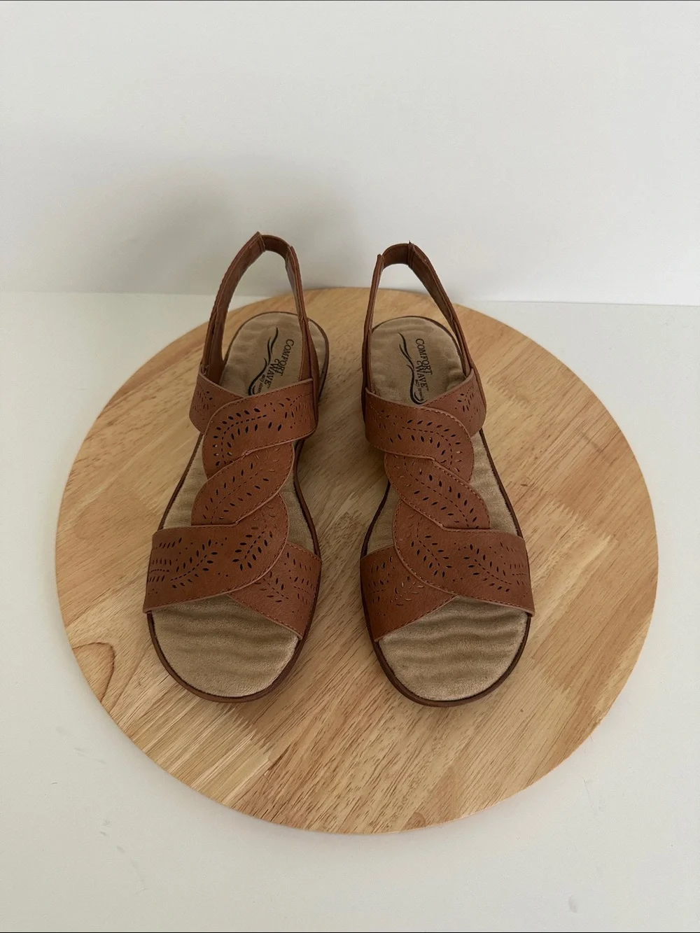Easy Street Womens Weare Wedge Sandals